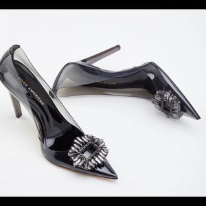 Good American cinder fu*%enrella pump